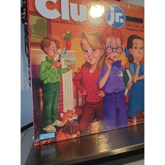 New 1999 Hasbro Clue Jr‎ The Case of the Hidden Toys Board Game Problem Solving - Picture 5 of 5